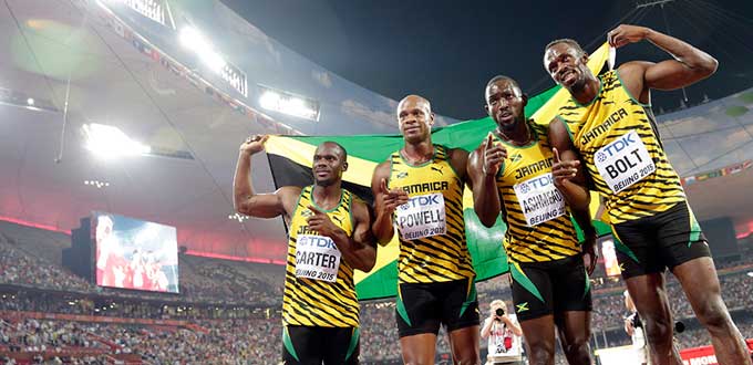 Jamaica absoluto triunfador del 4×100 del Mundial de Pekín 2015