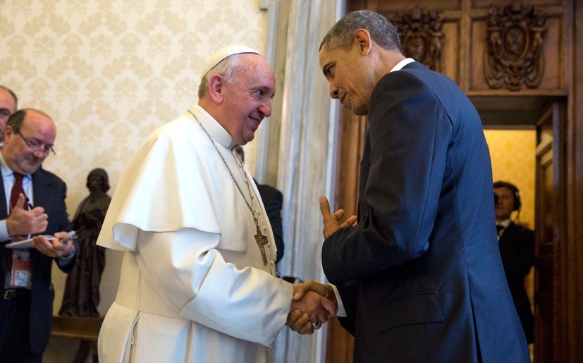 Llega el Papa Francisco al Congreso de los Estados Unidos