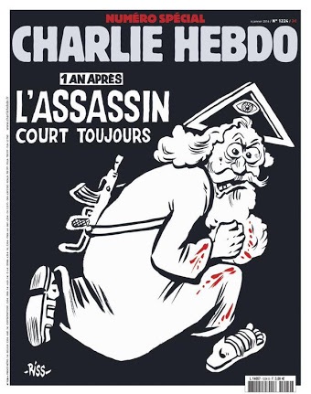Charlie Hebdo lanza nueva portada para conmemorar un año de los atentados en su contra
