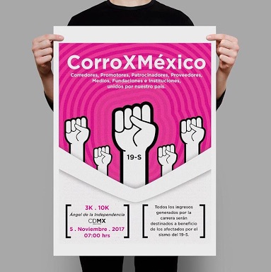 Corre por México y apoya a los damnificados del sismo del 19-S