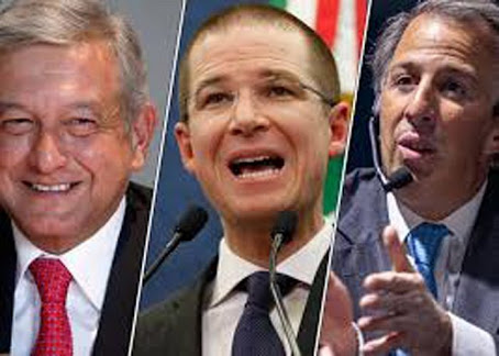 Se niegan Anaya y AMLO a debatir con José Antonio Meade.