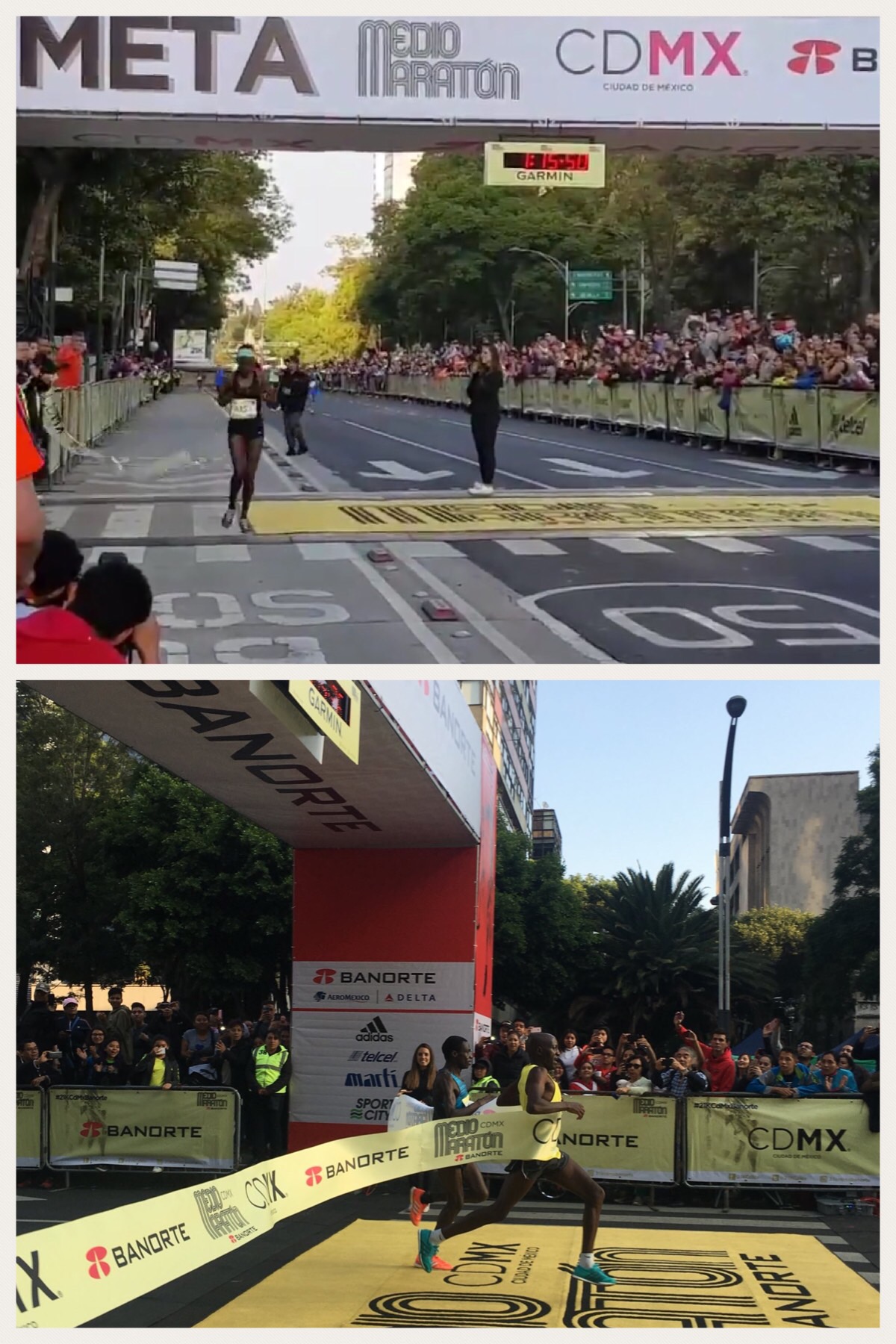 Julius Kibet Koskei y Grace Wambui ganan el ¡Medio Maratón de la Ciudad de México!