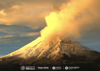¡Don Goyo nevado en plena temporada de calor!
