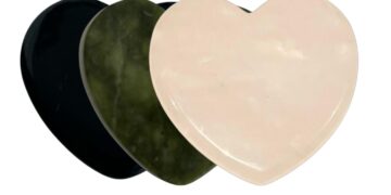 Guasha en forma de corazón