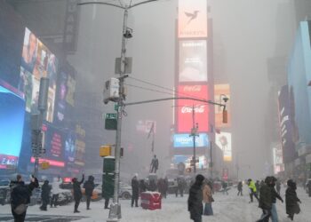 Tormenta invernal en los Estados Unidos