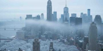 Registran primera tormenta invernal “blizzard” en la Nueva York