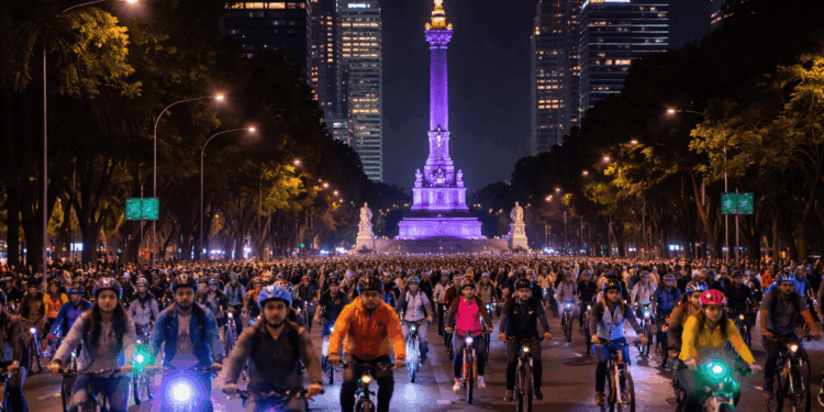 Paseo Nocturno de Primavera en la Ciudad de México