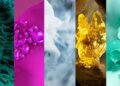 Amarillo, rosa, naranja, azul y verde los colores del año