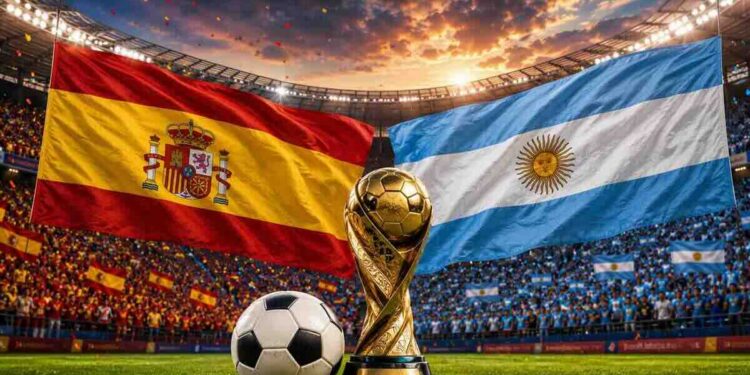 España y Argentina en la Gran Final de la Copa del Mundo 2026