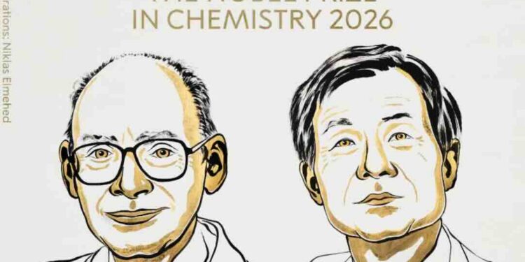 Dan a conocer a los ganadores del Premio Nobel de Química 2026